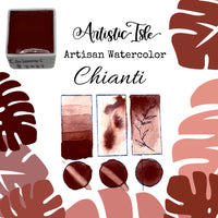 Chianti, Lunar Red, red wine, deep red, watercolor paint