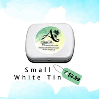 Small white tin