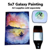 Galaxy 5x7 watercolor painting