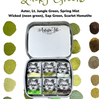 Lucky Greens Watercolor Set