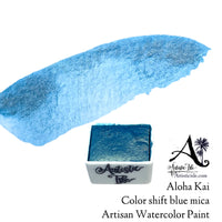 Aloha Kai, Sky blue to gold metallic, iridescent, chrome