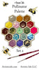 Pollinator, watercolor palette, 19 full pans