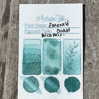 Emerald Coast, deep green metallic, iridescent, chrome