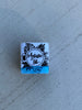 Aquarius, Blue Metallic, Blue , Shimmer, metallic , handcrafted , watercolor paint