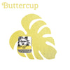 Buttercup, light yellow , watercolor paint