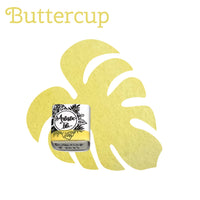 Buttercup, light yellow , watercolor paint