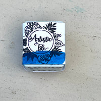 Cerulean, Genuine Cerulean, Cerulean Blue , medium blue, blue, handcrafted, watercolor paint