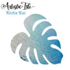 Aloha Kai, Sky blue to gold metallic, iridescent, chrome