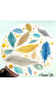 Feather Painting, watercolor art, original watercolor on canvas