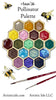 Pollinator, watercolor palette, 19 full pans