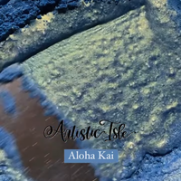 Aloha Kai, Sky blue to gold metallic, iridescent, chrome