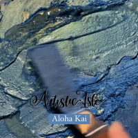Aloha Kai, Sky blue to gold metallic, iridescent, chrome