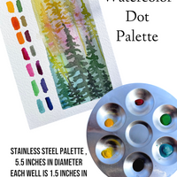 Watercolor dot palette