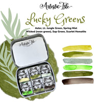 Lucky Greens Watercolor Set