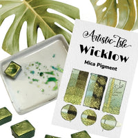 Wicklow, light green metallic, iridescent, chrome