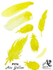 Azo Yellow, Yellow, PY74, sunny yellow, handcrafted , watercolor paint