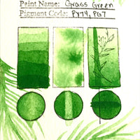 Grass Green, watercolor paint